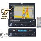 Pyle PLDNV74U - 7'' Motorized TFT Touch Screen DVD/CD/MP3 Player/AM/FM/SD USB/Built-In GPS/TTS w USA