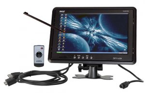 Pyle PLHR9TSB - 9.2'' Black Headrest TFT-LCD Monitor w/VGA Input & Touch Screen Capability