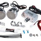 Pyle PLMCA60 - 600 Watts Motorcycle/ATV/Snowmobile Mount Amplifier w/Dual handle-bar Mount Aluminium