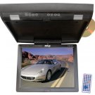 Pyle PLRD153IF - 15.1'' Flip Down Monitor w/ Built In DVD/SD/USB player w/ Wireless FM Modulator/ IR