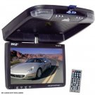 Pyle PLRD92 - 9"" Flip Down Monitor & DVD player with Wireless FM Modulator/ IR Transmitter
