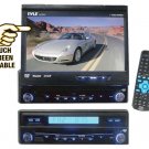 Pyle PLTS72 - 7'' Motorized Touch Screen TFT/LCD Monitor with DVD/CD/MP3 Player/AM/FM/SD-USB