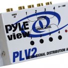 Pyle PLV2 - 1 Into 4 Mobile Video Signal Distribution Amplifier