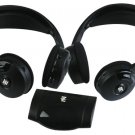 Pyle PLVWH6 - Dual Wireless IR Mobile Video Stereo Headphones w/Transmitter