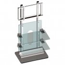 Pyle PSPSF103 - 36""-42"" Flat Panel TV Wall Unit with Acrylic & Steel Shelf