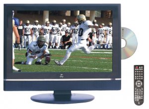 Pyle PTC20LD - 19'' Hi-Definition LCD Flat Panel TV w/ Built-In DVD Player