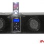 Pyle PVSB300 - 5-Way 240 Watt Multi-Source Sound Bar Integrated I-Pod Dock w/ FM Tuner & SRS 3D Tech
