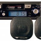 Pyle AT3040 - AM/FM-MPX Cassette Player w/Pair of 5