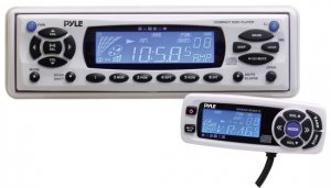 Pyle PLCD18MRMP - Hydra Series AM/FM-MPX In-Dash Marine CD/MP3 Player Radio w/Full Face Detachable P