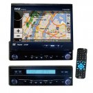 Pyle PLDNV74 - 7'' Motorized TFT Touch Screen DVD/CD/MP3 Player/AM/FM/USB Receiver w/ Built-In GPS &