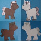 ONE 2"  Customized Pony Die Cut