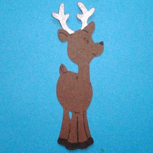 3" Reindeer Die Cut-2pcs