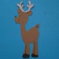3" Reindeer Die Cut - 2pcs