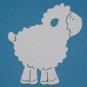 3" Sheep Die Cut