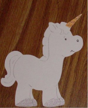 3" Unicorn Die Cut
