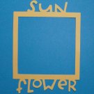 4" Customized Sun Flower Frame