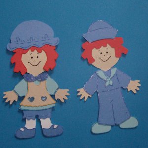 3" Raggedy Ann and Andy