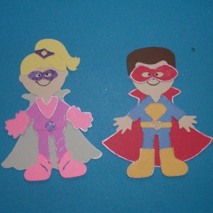 3" Customized Super Hero Couple