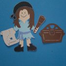 3" Customized Pirate Girl with Treasure Chest