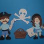 3" Customized Pirate Set - 4 pcs