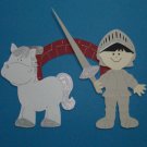 3" Customized Knight w/ Horse and Bridge