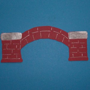 3" Bridge Die Cut