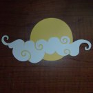 3" Sun and Cloud Die Cut