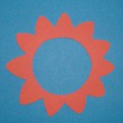 4 1/2" Customized Solid Flower Shaped Frame