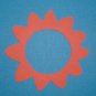 4 1/2" Customized Solid Flower Shaped Frame
