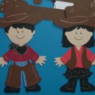 3" Cowboy and Cowgirl