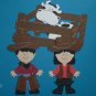 3" Cowboy and Cowgirl Set