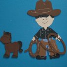 3" Cowboy and pony