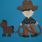 3" Cowboy and pony
