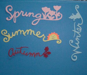 3" Seasonal Headings