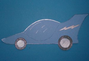 3" Futuristic Car
