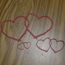 3 paired hearts