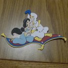 4" Jasmine and Alladin on Flying Carpet