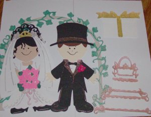 3" Customized Bride/Groom and Accessories