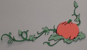 Pumpkin Corner Border (Cinderella)