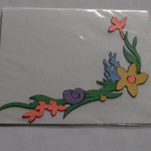 Aquatic Corner Border (Little Mermaid)