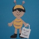 3" Customized Bee Trick or Treater