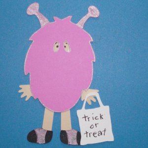 3" Customized Alien Trick or Treater
