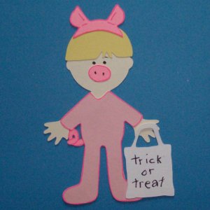 3" Customized Pig Trick or Treater