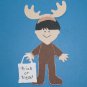 3" Customized Moose Trick or Treater