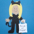 3" Customized Cat Trick or Treater