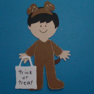 3" Customized Dog Trick or Treater
