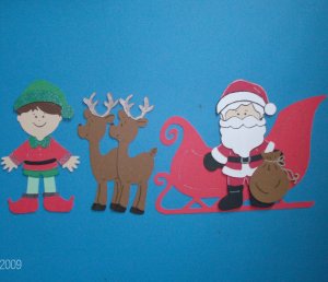 3" Santa Set -  5pcs