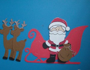 3" Santa Set - 4pcs