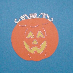 3" Jack O Lantern Die Cut