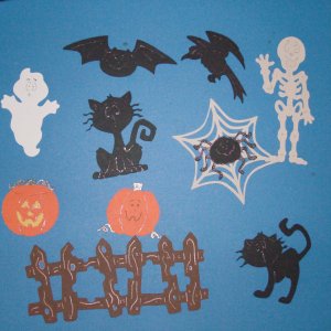 Assorted Halloween Die Cuts - 6 pcs